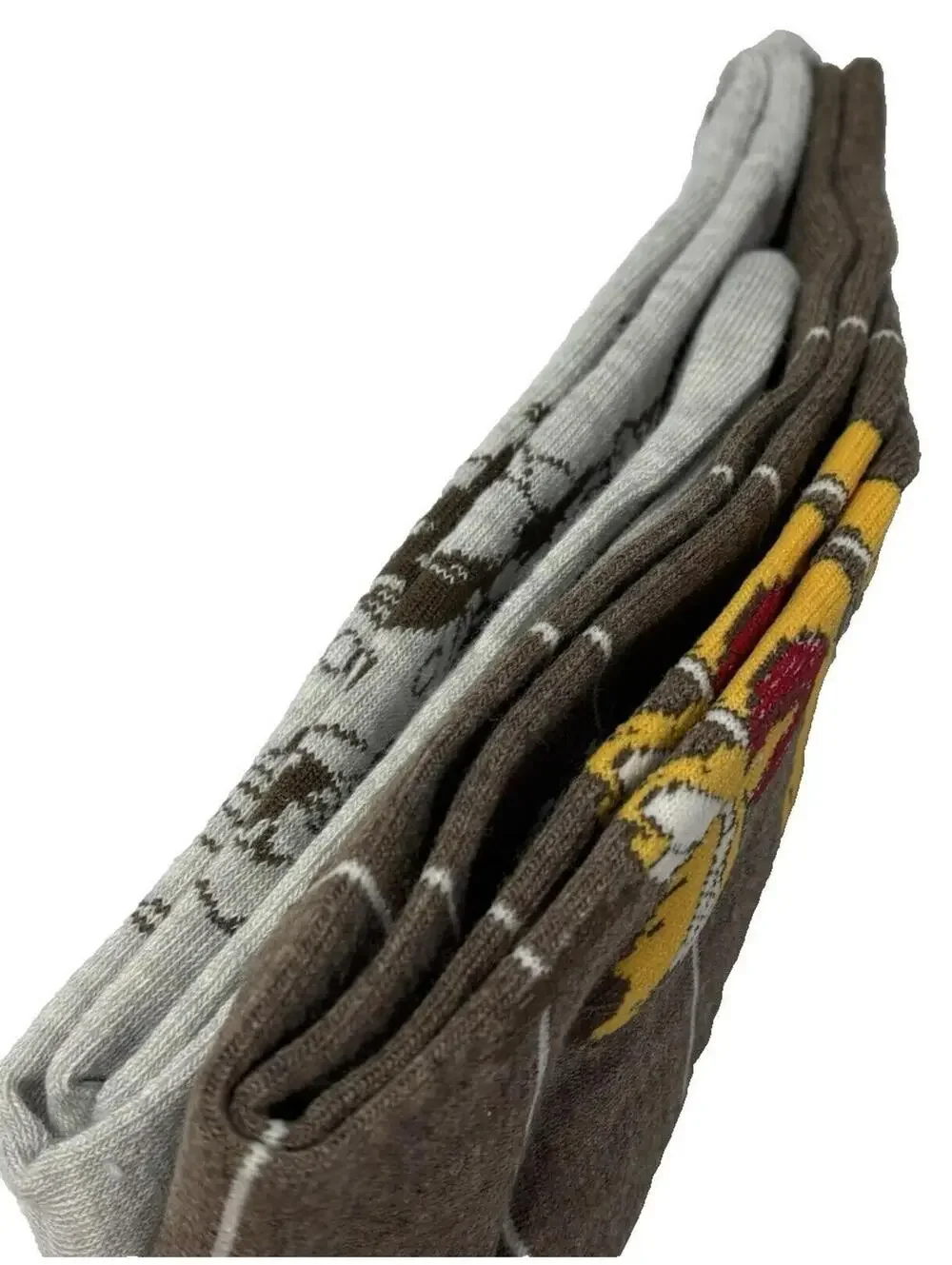 Disney Mickey Mouse Pluto Crew Socks 2-Pack Unisex Size 6-12 Cartoon Gift Socks